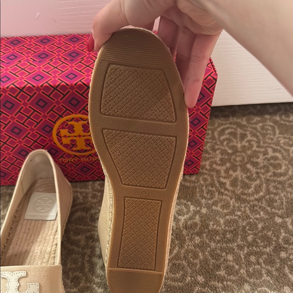 Tory Burch Tan Espadrille Flats - Picture 2 of 2